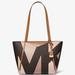 Michael Kors Bags | Michael Kors Small Whitney Leather And Logo Cutout Tote | Color: Brown | Size: Os