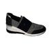 Michael Kors Shoes | Michael Kors Mk Felix Signature Low Top Trainer Sneakers Size 9 | Color: Black/Silver | Size: 9