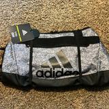 Adidas Bags | Adidas Defender Iv Small Duffel Bag Size Small 20.5x11.75x11 | Color: Black/Gray | Size: Small