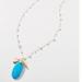 Anthropologie Jewelry | Anthropologie Lise Turquoise Pendant Necklace By Nakamol | Color: Blue/Gold | Size: Os