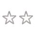 Kate Spade Jewelry | Kate Spade Silver Scalloped Scrunched Stars Earrings | Color: Silver | Size: Os