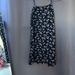 American Eagle Outfitters Dresses | Black American Eagle Floral Designed Summer Dress | Color: Black/Pink | Size: S