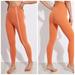 Nike Pants & Jumpsuits | Nike Yoga Luxe Eyelet Training Leggings 7/8 Length High Rise | Color: Orange | Size: S