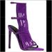 Gucci Shoes | Gucci Becky Suede Fringe Purple Berries Authentic! | Color: Purple | Size: 9