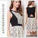 Anthropologie Dresses | Anthropologie Black Lace Overlay Dress | Color: Black/White | Size: 4