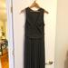 Anthropologie Dresses | Anthropologie Floor-Length Dark Grey Jersey Dress Large | Color: Gray | Size: L