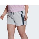 Adidas Shorts | Adidas X Zoe Saldana Aeroready Shorts (Plus Size) Halo Blue / Crew Navy Size 4x | Color: Blue | Size: 4x