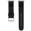 Black Cruz Azul 42/44/45mm Sport Leather Apple Watch Band