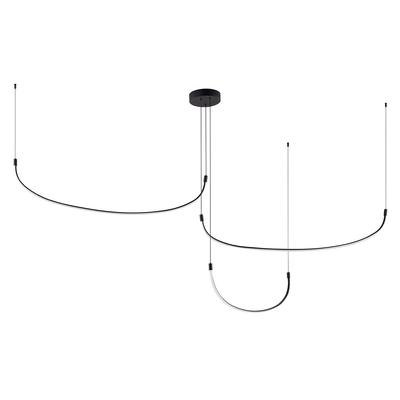 Kuzco Lighting Ryan Pauly Talis 90 Inch Multi Light Pendant - MP89390-BK