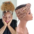 DAHIFY-Bonnet de Perruque Tressé au Crochet pour Femme Africaine Turban Rond Bandeau de Sauna 1