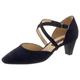 Spangenpumps GABOR Gr. 39, blau (nachtblau) Damen Schuhe Riemchenpumps