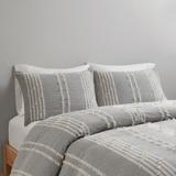 INK+IVY Kara 3 Piece Cotton Jacquard Duvet Cover Set (Insert excluded)