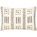 Tazmin Bold Block Printed Geometric Hand Woven Throw Pillow