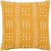 Tazmin Bold Block Printed Geometric Hand Woven Throw Pillow