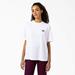 Dickies Women's Summerdale Short Sleeve T-Shirt - White Size L (FSR08)
