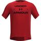 UNDER ARMOUR Herren Shirt UA TECH 2.0 WM GRAPHIC SS, Größe XL in Rot