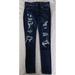 American Eagle Outfitters Jeans | American Eagle Ae Ne(X)T Level Patched Low-Rise Jegging Jeans Womens 2 Short | Color: Blue | Size: 2