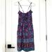 American Eagle Outfitters Dresses | American Eagle Paisley Print Sun Dress Size Small | Color: Blue/Purple | Size: S