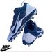 Nike Shoes | Brandnew Nike Alpha Pro 3/4 Td Men’s Football Cleats, Size 13.5, Navy Blue White | Color: Blue/White | Size: 13.5