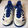 Adidas Shoes | Adidas Women’s Crazyflight 2 Boost Volleyball Shoes. Blue And White. Size 8. | Color: Blue/White | Size: 8