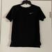 Nike Tops | Black Nike Breathe Women’s Reflective Running Top With Mesh Back | Color: Black | Size: Xs