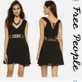 Free People Dresses | Free People Mini Dress | Color: Black | Size: Xs