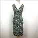 Anthropologie Dresses | Green Floral Dress | Color: Blue/Green | Size: S