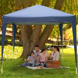 FYRICKYLINOO 10'x10' Pop up Canopy Tent w/ 4X Detachable Sidewalls Instant Metal/Soft-top in White | 88.8 H x 120 W x 120 D in | Wayfair