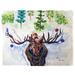 The Holiday Aisle® Christmas Moose 4 Piece Placemat Set Polyester in Brown/Gray | 18 W x 14 D in | Wayfair 55DD3CA27CD04AC6930FF158136951C2