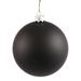 The Holiday Aisle® Holiday Décor Ball Ornament Plastic in Black | 3 H x 3 W x 3 D in | Wayfair 3CCB5DCA8D704763BDC64CB147A2C5CD