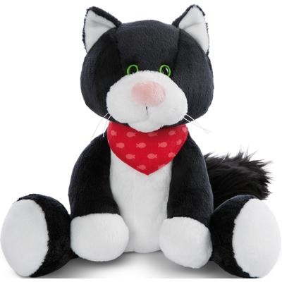 Kuscheltier NICI "NICI Pets, Katze Pepper, 30 cm" Plüschfiguren rot (schwarz, weiß, rot) Kinder Kuschel- Spieltiere in Geschenkverpackung, mit Biegefunktion