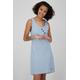 Sommerkleid ALIFE & KICKIN "CameronAK DNM B Top Dress Damen Sommerkleid, Kleid" Gr. XS, Normalgrößen, blau (light denim) Damen Kleider Sommerkleider