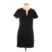 Forever 21 Casual Dress - Sheath: Black Solid Dresses - Women's Size Medium