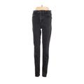 Abercrombie & Fitch Jeans - High Rise Skinny Leg Denim: Black Bottoms - Women's Size 27 - Dark Wash