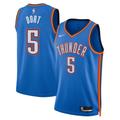 "Maillot Swingman Nike Icon Edition Oklahoma City Thunder - Bleu - Luguentz Dort - Unisexe - Homme Taille: XL"