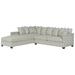 Gray Reclining Sectional - Fairfield Chair Urban Living Left Hand Facing Sofa & Chaise | 32.5 H x 71 W x 90 D in | Wayfair