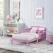 Olive & Opie Birdie Toddler Bed Wood in Pink | 24.5 H x 29.5 W x 53 D in | Wayfair 30810-DPK