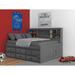 Viv + Rae™ Beckford Full Daybed Wood in Gray | 49.5 H x 62.5 W x 78.5 D in | Wayfair 342EC9C0C16942CF924E5B41C2145E48