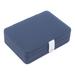Latitude Run® Exquisite Jewelry Box Portable Travel Jewelry Organizer Christmas Gift Faux /Velvet in Blue | 1.97 H x 6.69 W x 4.72 D in | Wayfair