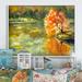 Winston Porter Autumn Lake & Orange Leaves Ii - Picture Frame Painting on Canvas in White | 1.5 D in | Wayfair A5840E39CAEE449B88A55E215EF77359