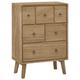 vidaXL Chest of Drawers 56x30x80 cm Solid Wood Teak