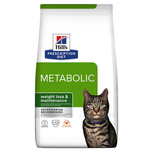 2x3kg Metabolic Gewichtsmanagement mit Huhn Hill's Prescription Diet Katzenfutter trocken zum...