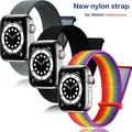 Bracelet en nylon pour Apple Watch Bracelet pour iWatch Series 3 9 8 7 SE 6 5 4 Ultra 49mm