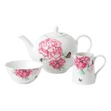 Royal Albert Mirand Kerr Everyday Friendship 3-Piece Set (Teapot, Sugar & Creamer) White