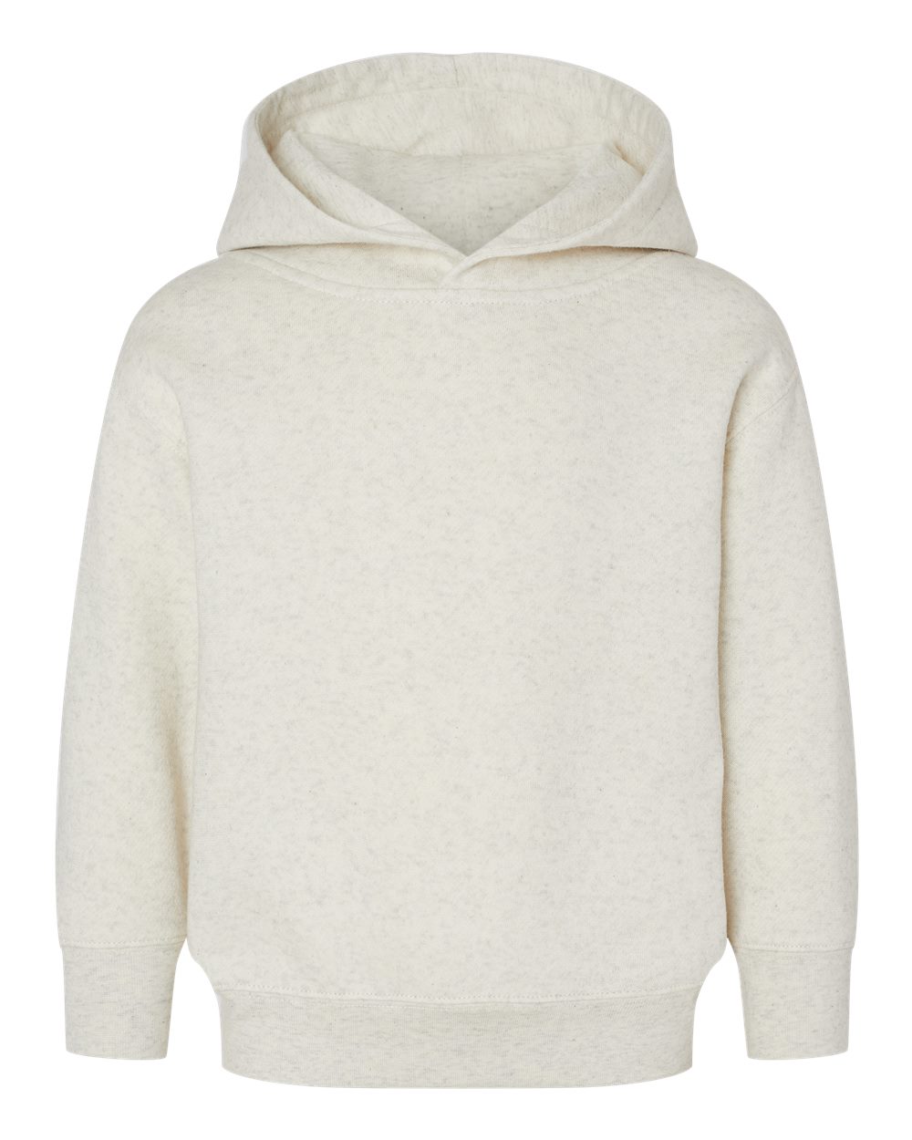 Rabbit Skins 3326 Toddler Pullover Fleece Hoodie in Natural Heather size 2 | Ringspun Cotton LA3326