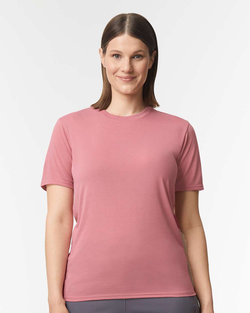 Gildan G420 Athletic Performance T-Shirt in Plumrose size 2XL | Polyester 42000, G42000
