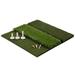 3-Level Golf Mat - 24x24 Chipping Mat with Fairway, Rough, and Driving Turf - Outdoor or Indoor Golf Simulator by Wakeman