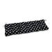 Pillow Perfect Outdoor Polka Dot Black Blown Bench Cushion