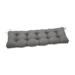 Pillow Perfect Outdoor Rave Graphite Blown Bench Cushion