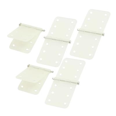 5PCS Folding White Nylon Pinned Hinges Parts 11 x 28mm for RC Plane